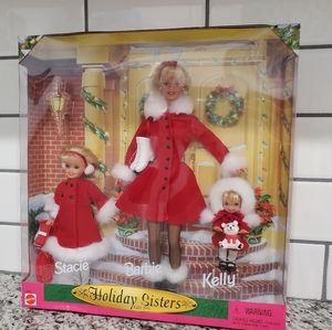 1998 Holidays Sisters Barbie Gift Set
